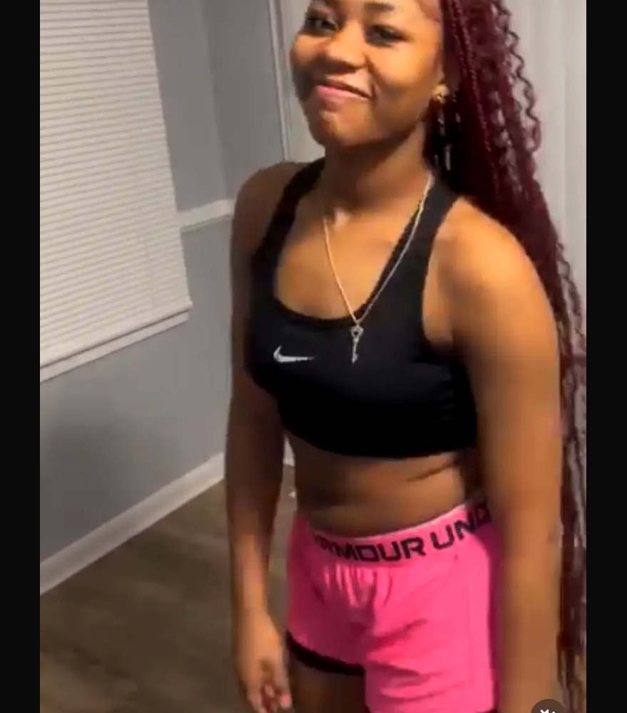 Burgundy boho braids with curly ends, front view